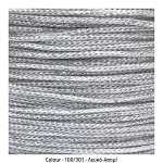 Mykonos Glitz for bags Color 101/301 Λευκό/Ασημί